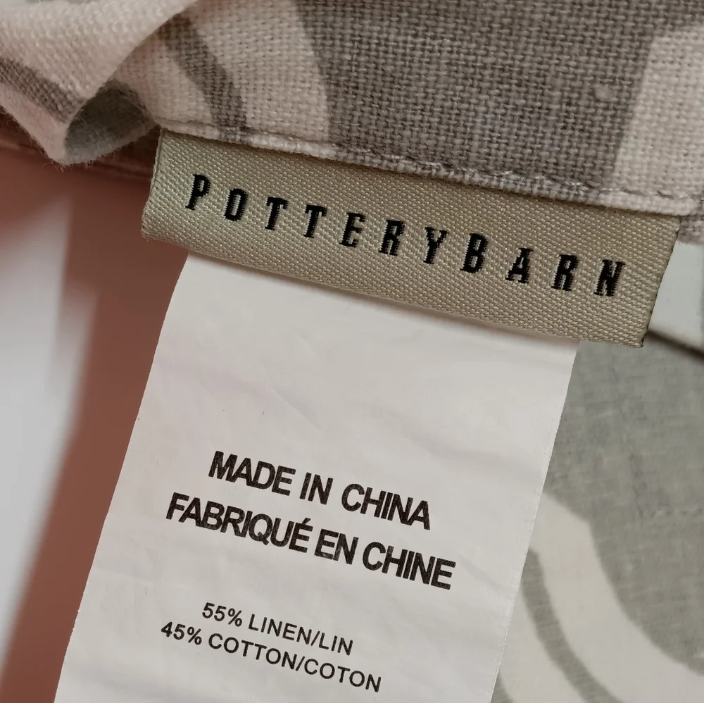Pottery Barn Kendra Trellis Standard Pillow Shams PAIR